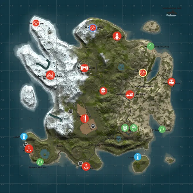 Whispering Sands Map Image
