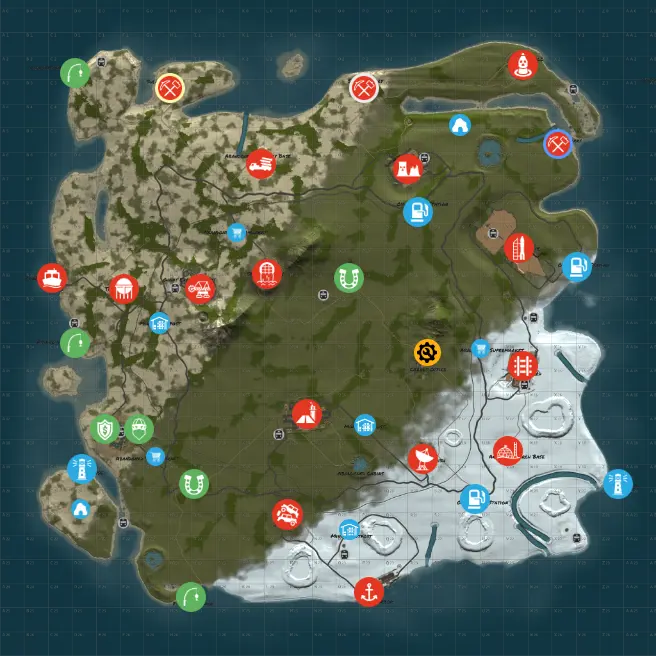 Coral Veil Map Image