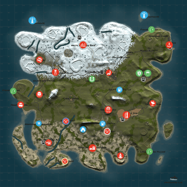 Misty Isle Map Image